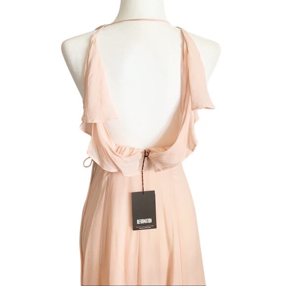 Reformation Arianna Maxi Dress XS Pink NWT - Picture 11 of 12
